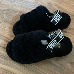 Ugh slippers. Never worn outside.